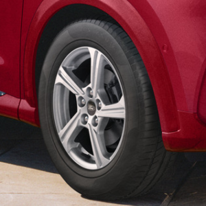 Platišče iz lahke zlitine 16" s 5 kraki, srebrne barve